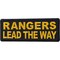 Patch, Embroidered Patch (Iron-On or Sew-On), Rangers Lead The Way (U.S. Army), 4" x 1.5"